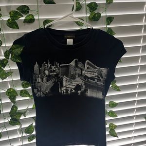 a black vintage top from the 2000’s